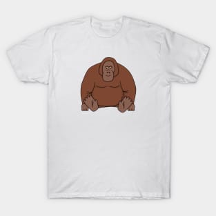 Cartoon cute brown Orangutan T-Shirt